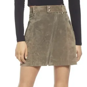 BLANKNYC Run For It Brown‎ Suede Mini Skirt Sz 28 thumbnail 2