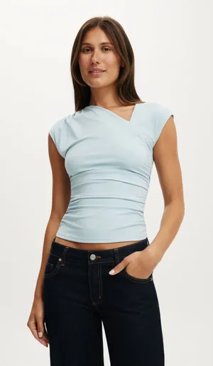 Cotton On Iced Marine Asymmetric Short Sleeve thumbnail 1