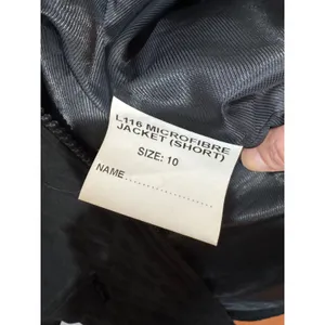 Barbour Jacket Quilted Microfiber Equestrian‎ Jacket Sz 6 Black thumbnail 8
