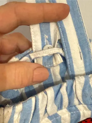 Maeve Blue-and-White Striped Cropped Tank with Strawberry Embroidery thumbnail 8