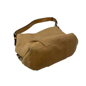 Coach F15064 Beige 2 Way Leather Crossbody Shoulder Strap Purse Tote Handbag OS thumbnail 4
