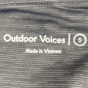 Outdoor Voices Black Pull On Elastic Waist Stretch High Rise Athletic Short Sz S thumbnail 3