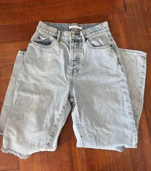 PacSun Jeans Mom Ripped High-Waisted Light thumbnail 1