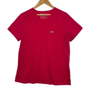 Figs Scrub Top Womens M Pink Catarina One Pocket Technical Collection Utility thumbnail 1