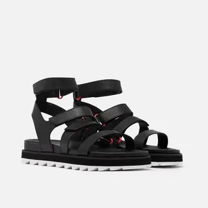 Sorel Black Leather Roaming Multi Strap Gladiator Sandal Women’s Size 9 thumbnail 9