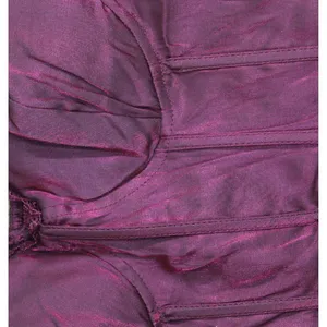 NWT B. Darlin Juniors Corset Flutter Sleeve Fit Flare Dress K43AU17 Berry 0 thumbnail 10