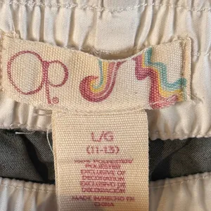Ocean Pacific OP Black White Trim‎ Athletic Shorts Size Large with Pockets thumbnail 4