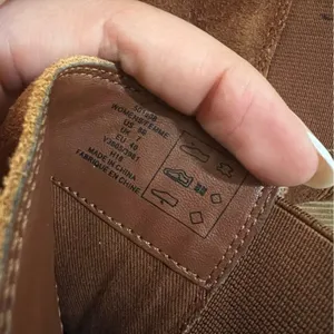 Land’s End brown suede wedge heeled bootie 9 thumbnail 7