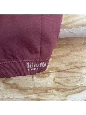 Kindly Yours caged v-neck seamless mauve seamless bralette size large thumbnail 10