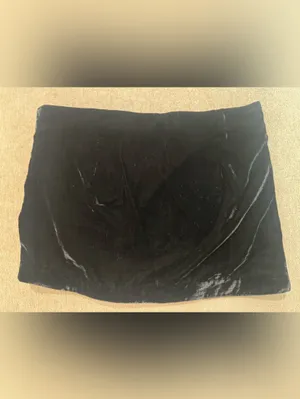 Free People Black Velvet Mini Skirt thumbnail 11