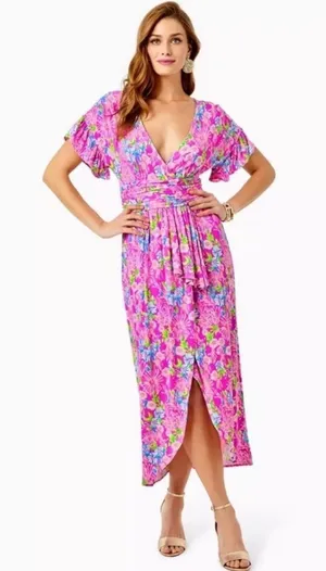 Lilly Pulitzer Anchorage Midi Dress Medium thumbnail 1