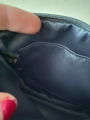 Y2k signature alexander stateen snap head monogrammed leather wristlet thumbnail 8