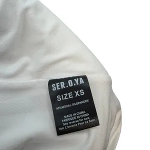 SER.O.YA Irene Twist Cutout Midi Dress White Long Sleeve Bodycon Size XS‎ thumbnail 11