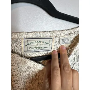 Vtg American Eagle marled fisherman sweater thumbnail 3