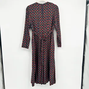 EXPO Womens Vintage 90s Floral Lace Collar Prairie Cottagecore Midi Dress‎ 10 thumbnail 8