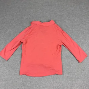 Tommy Bahama Polo Shirt Womens M Pink Collared 3/4 Sleeve Lightweight Jersey Top thumbnail 10