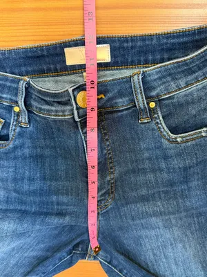 KUT from the Kloth Kelsey Fab Ab Ankle Flare Jeans Blue Denim Women’s 8P Petite thumbnail 7