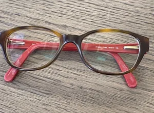 Tory Burch Tortoise Shell and Red Glasses thumbnail 1