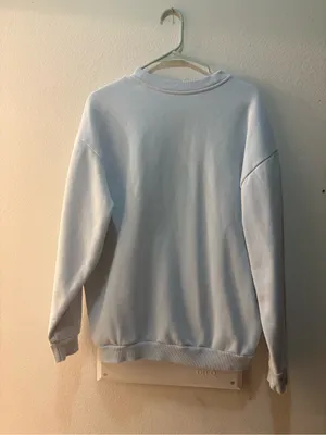 Vuori Restore Oversized Crewneck Sweatshirt Light Blue thumbnail 3