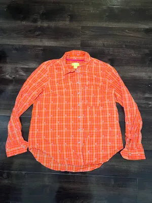 Maeve by Anthropologie Plaid Button down Size 12 thumbnail 2