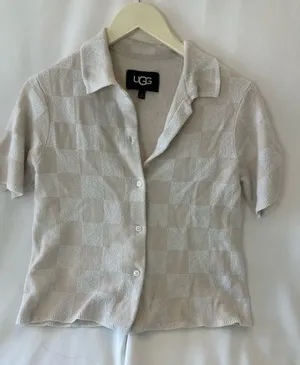 UGG- womens Jeannie buttondown sweater - Nimbus / Antique color- Size XS thumbnail 1