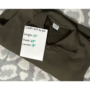 Outdoor Voices‎ Pickup Green Cropped Half-Zip Sweatshirt Large Athleisure thumbnail 3
