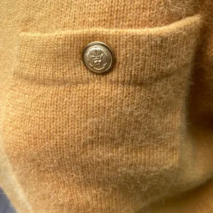 Jones New York Vintage Mustard Yellow Lambswool Angora Turtleneck Sweater Size P/M 80s 90s thumbnail 8
