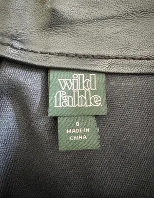 Wild Fable Black Faux Leather Mini Skirt thumbnail 6
