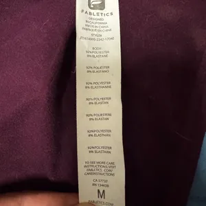 1962 | Fabletics Rose Burnout Full Zip Athletic Workout Jacket Purple Womens‎ M thumbnail 6
