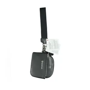 LULULEMON Athletica Black DUAL Pouch Wristlet thumbnail 3