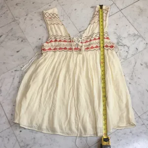 free people embroidered simply dress thumbnail 5