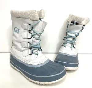 Sorel 1964 PAC Lace Up Waterproof White Leather Snow Boot 6 thumbnail 1