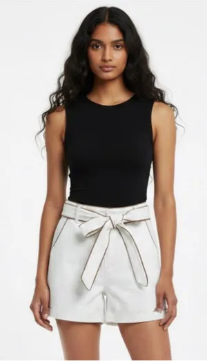 Versona Vintage Retro Tie Front Shorts thumbnail 1