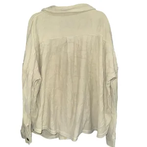 Altard state arula plus size B 2X Tan Shacket women’s Oversized beige corduroy thumbnail 3