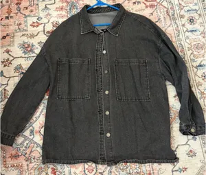 Jean Jacket Black Size XL thumbnail 1
