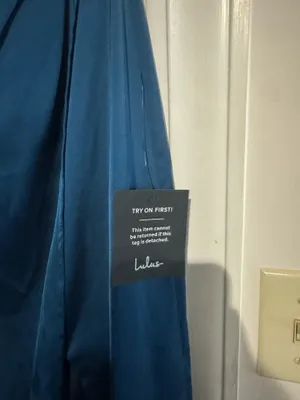 Lulus Blue Satin Maxi Dress thumbnail 5