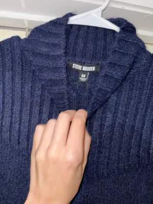 Steve Madden Navy Sweater Vest thumbnail 2