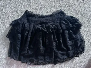 Shein Skirt Black Mini thumbnail 1