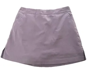 Lady Hagen Womens Cotton Skort Purple‎ Back Zip Golf Performance Stretch Sz 8 thumbnail 1