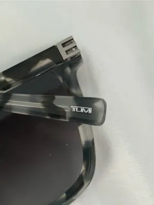NWOT TUMI Tortoise Sunglasses in Clear and Black STU006 thumbnail 4