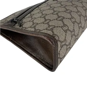 Gucci Plus‎ Monogram Top Zip Pouch Clutch thumbnail 11