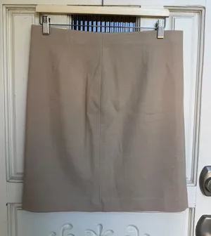 Ann Taylor Wool Blend Pencil Skirt Camel Tan Size 6 NWT 90334757 thumbnail 1