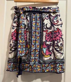 Lilly Pulitzer Silk Floral Patterned Women's‎ Skirt Size Small thumbnail 1