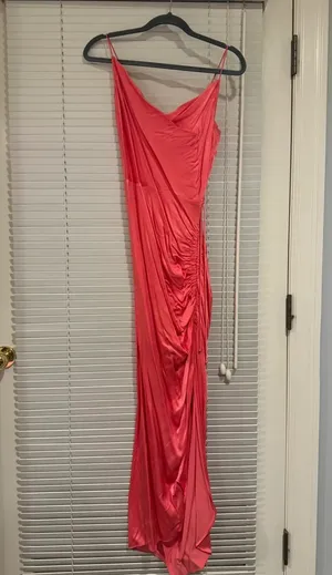 Veronica Beard Natasha Satin Maxi Dress thumbnail 3