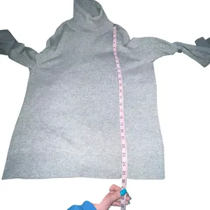 Everlane Sweater‎ Womens Size XL Gray 100% Cashmere Turtleneck Cowl Pullover Top thumbnail 5