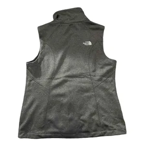 The North Face Ridgewall Vest Womens Size Medium Heather Gray Full Zip WindWall thumbnail 7