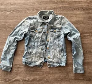 Vintage Polo Jeans Co Ralph Lauren Denim Jacket Womens Small Light Wash Y2K 90s thumbnail 1