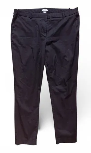 Womens H&M Black Skinny Flat Front Dress Pants- Sz 16 thumbnail 1