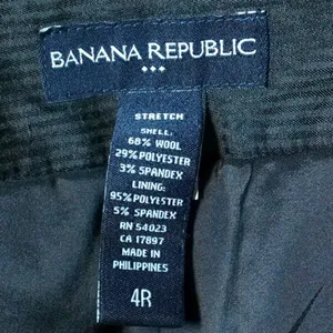 Banana Republic Black Hidden Button Trouser thumbnail 3