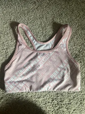 Victoria's Secret Sports Bra Pink thumbnail 1